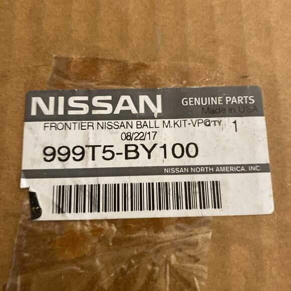 NISSAN OEM Frontier Armada Titan 999T5-BY100 Tow Hitch Ball Mount Kit - Picture 3 of 3